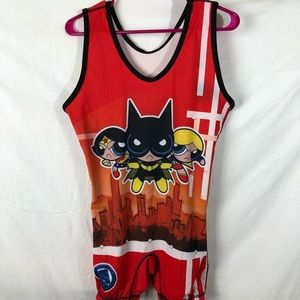 Women’s Wrestling Singlet Powder Puff Girls Size M
